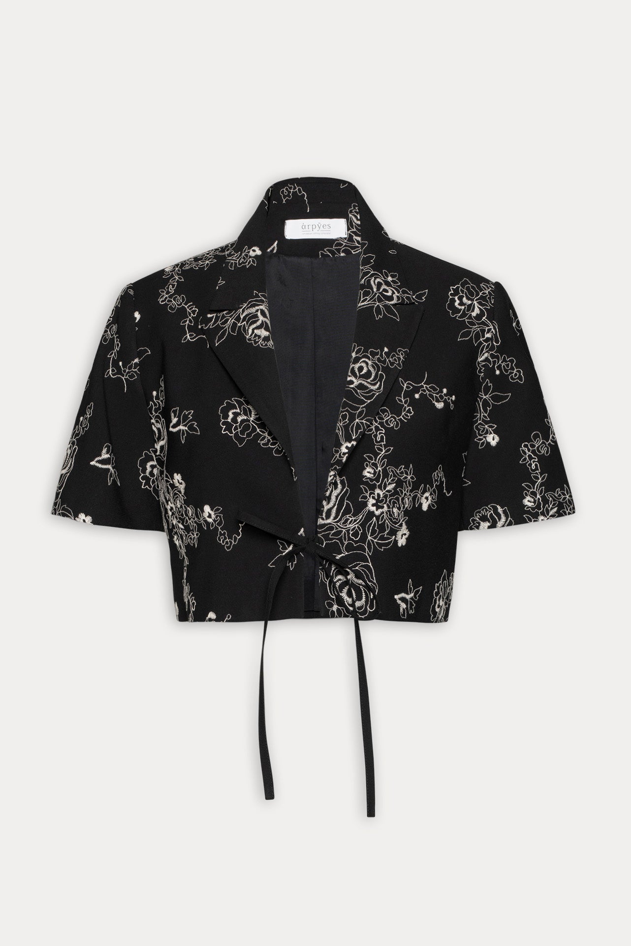 MI LUV YUH CROP BLAZER BLACK