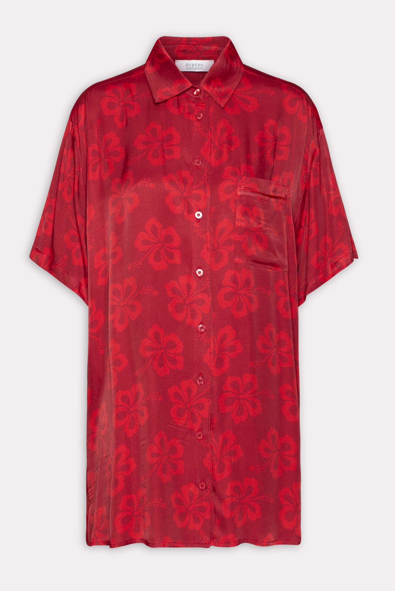 HIBISCUS SHIRT RED