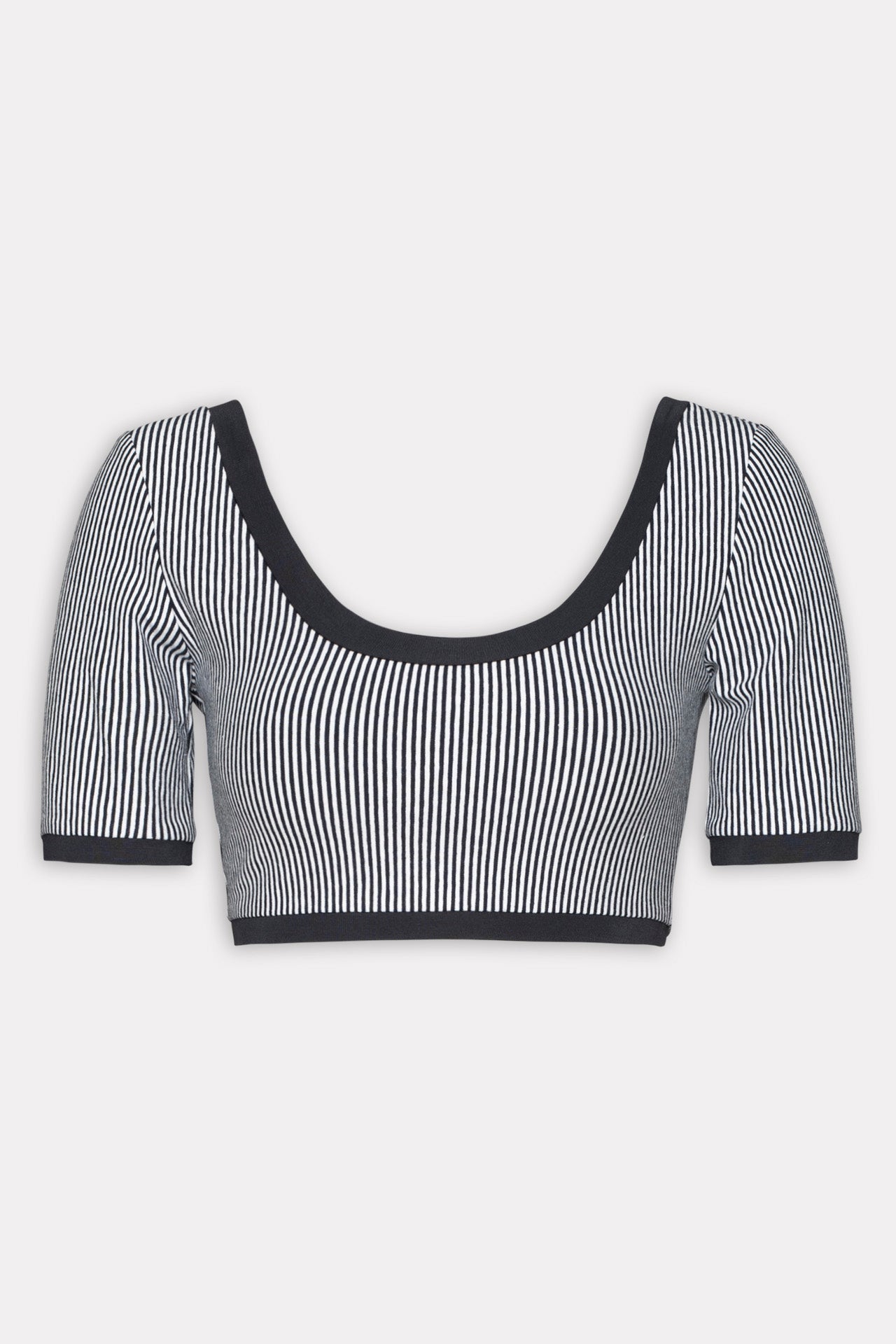ROOTS CROP TOP NAVY BLUE
