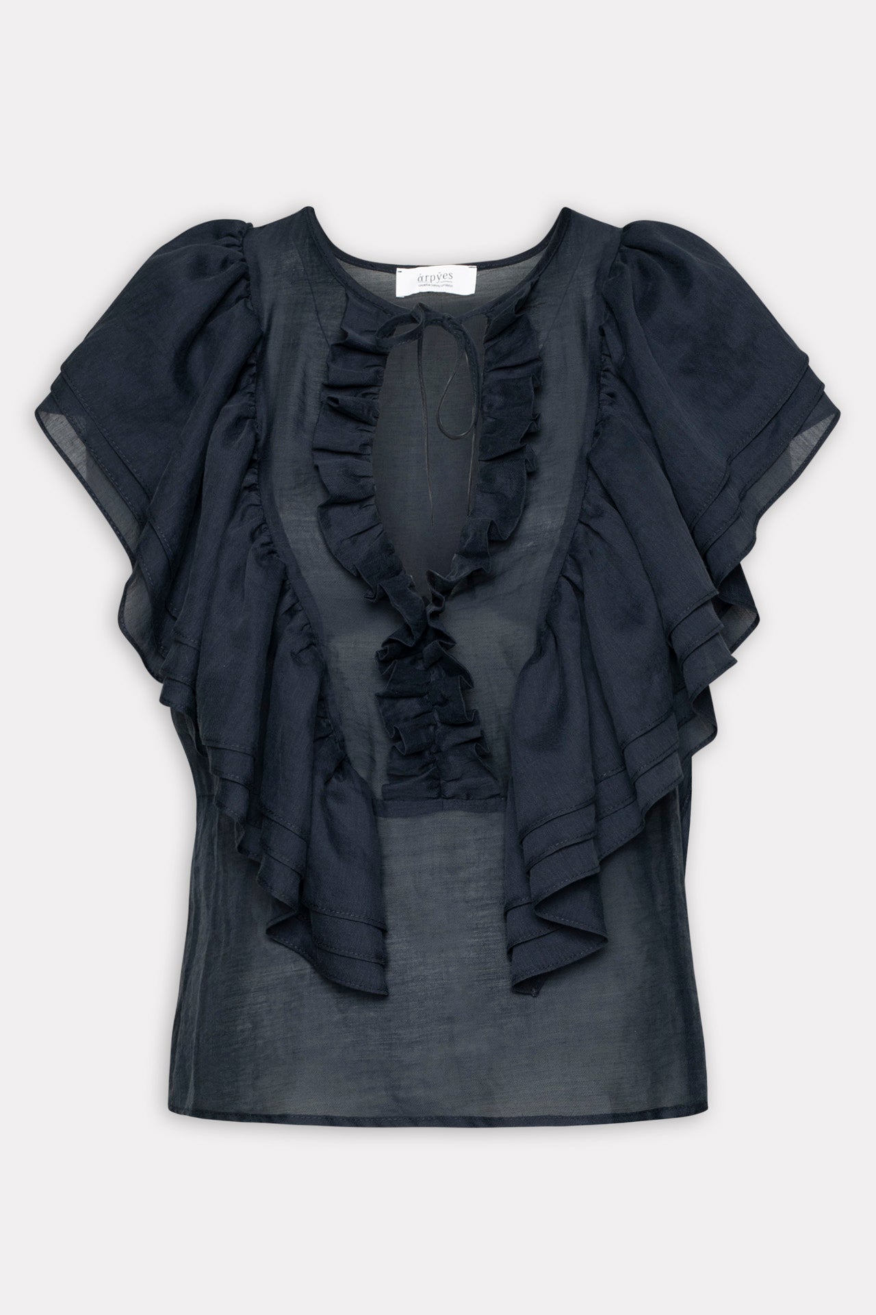 PLANTAIN FRILLED TOP DARK BLUE