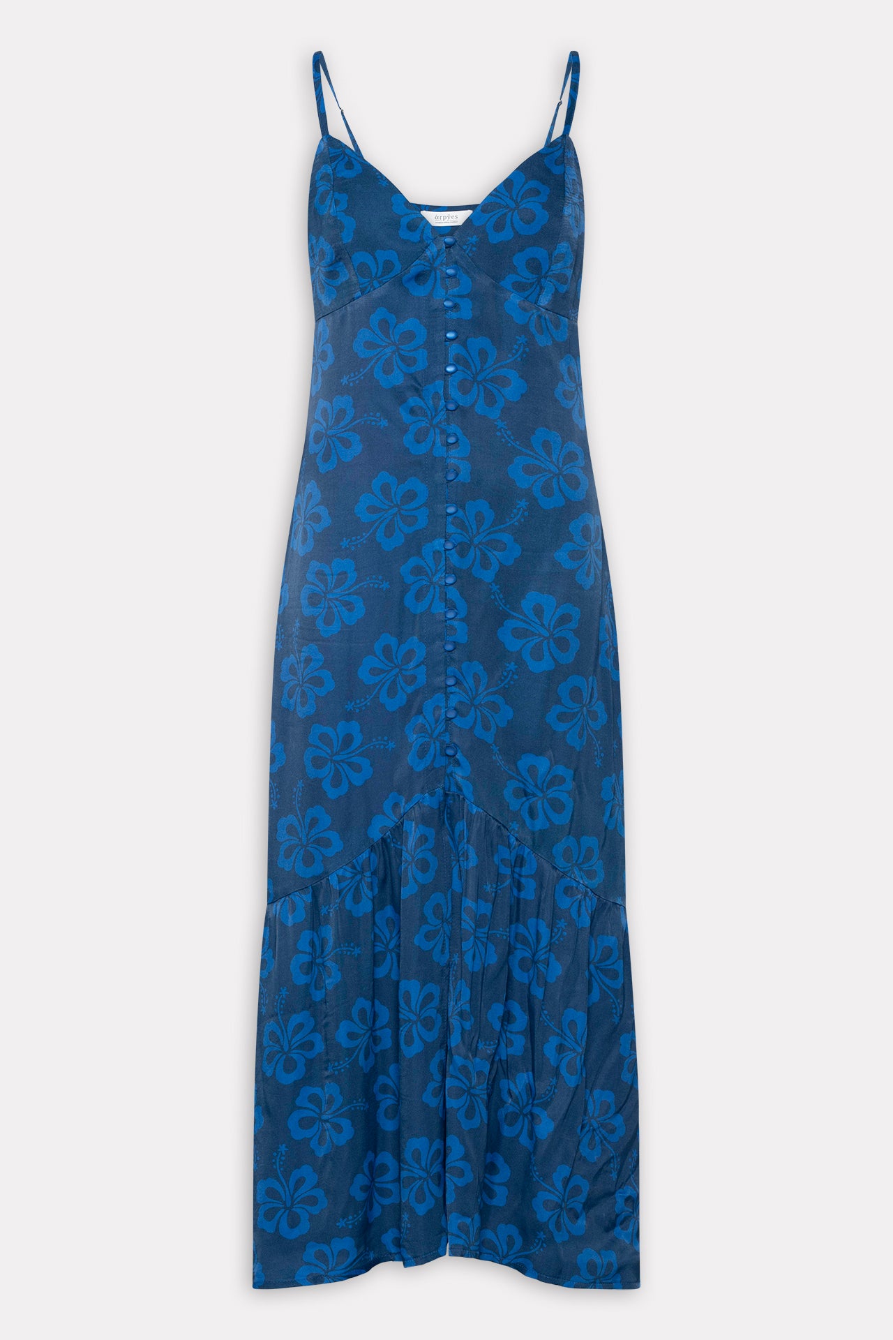 HIBISCUS DRESS BLUE