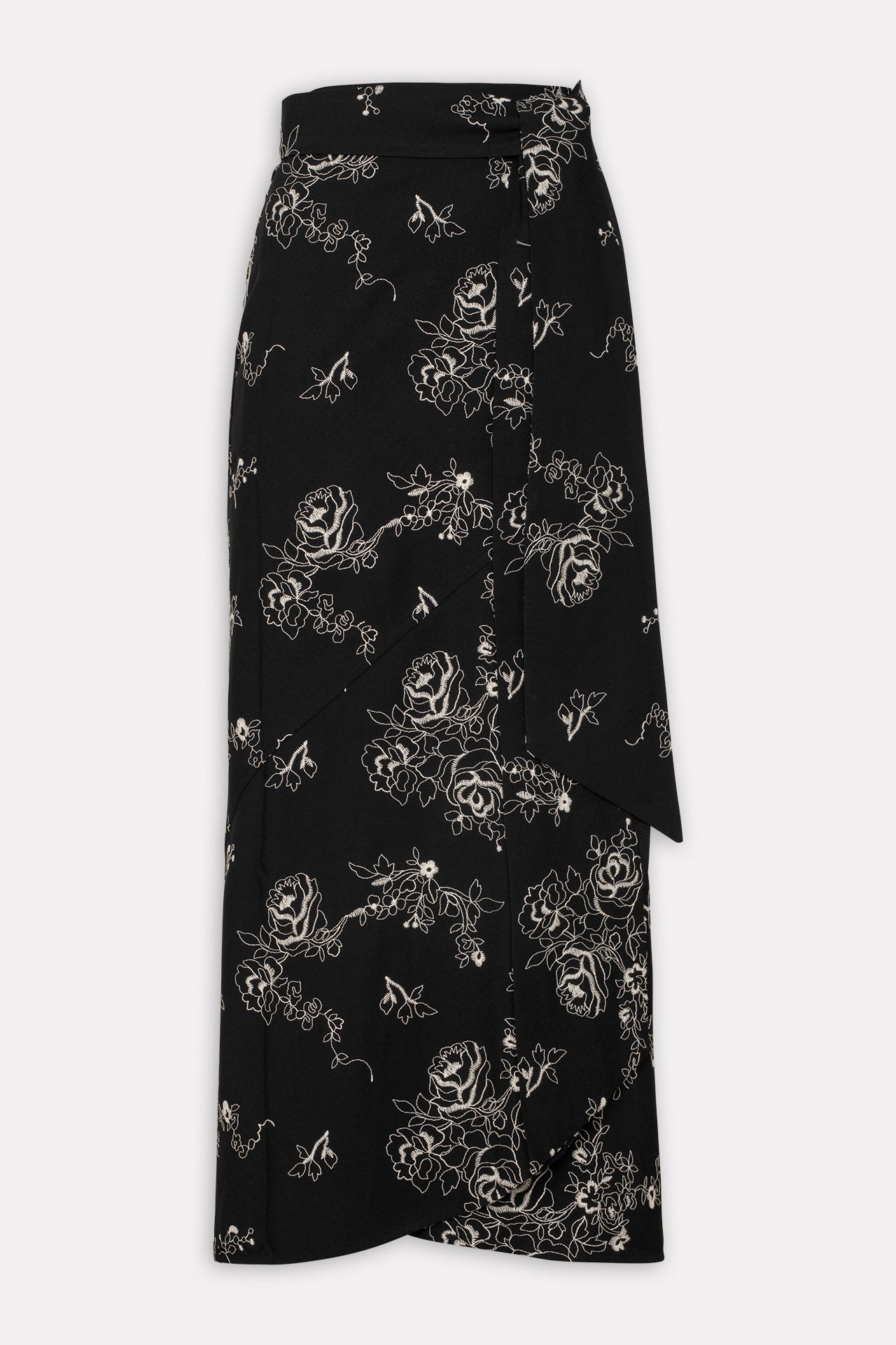 MI LUV YUH WRAP SKIRT BLACK