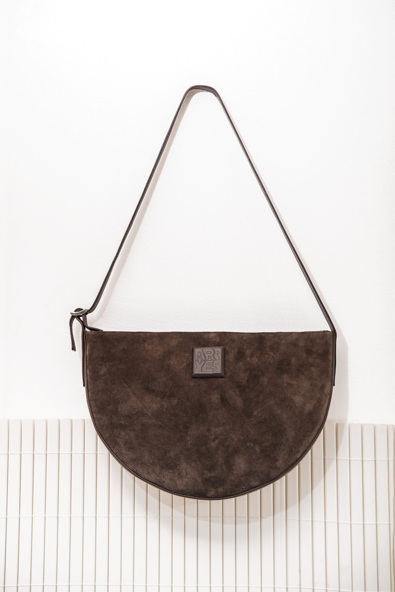 ACKEE LEATHER BAG BROWN