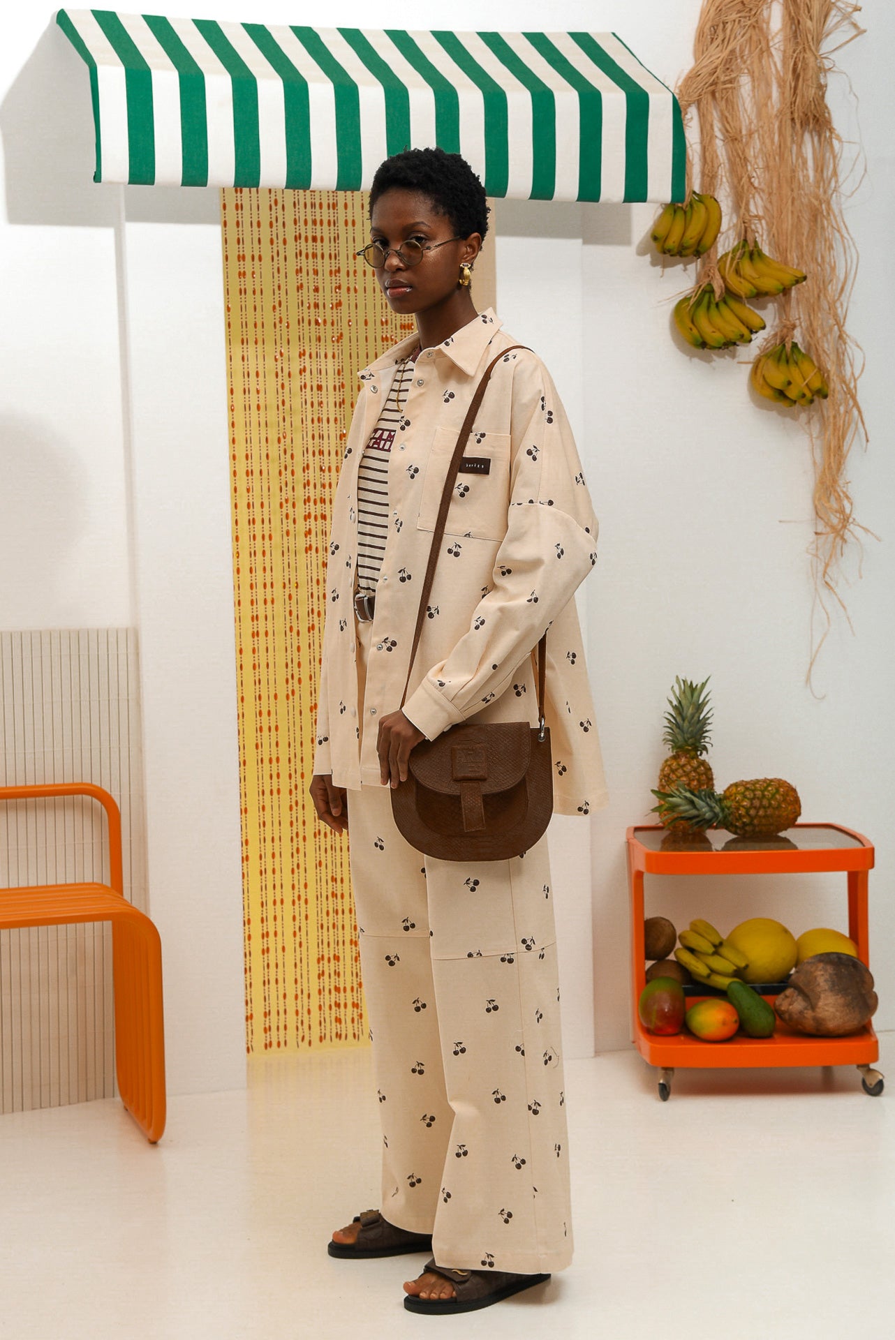 MONTEGO LEATHER BAG BROWN