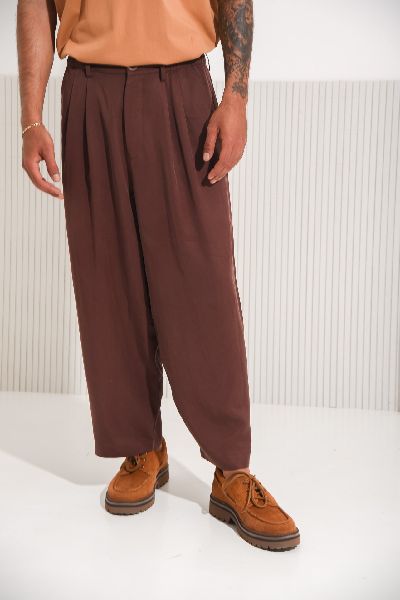 HARMONY MEN PANTS BROWN