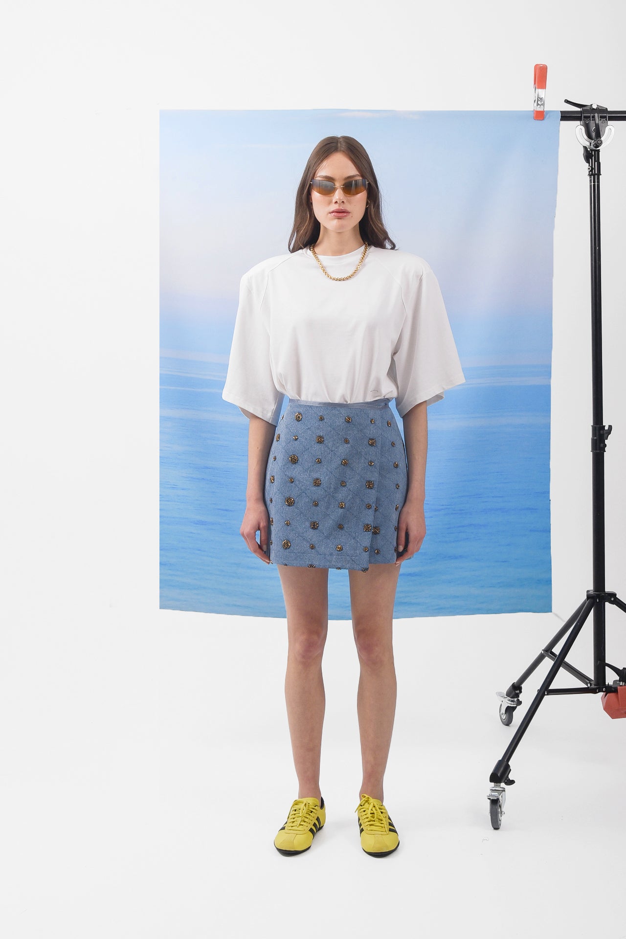 AMBER MINI WRAP SKIRT – arpyes