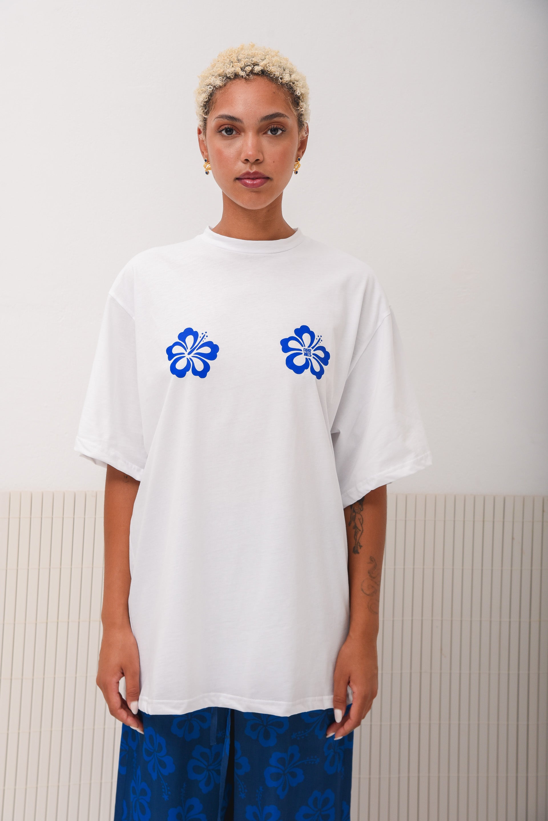 KINGSTON OVERSIZED T-SHIRT BLUE