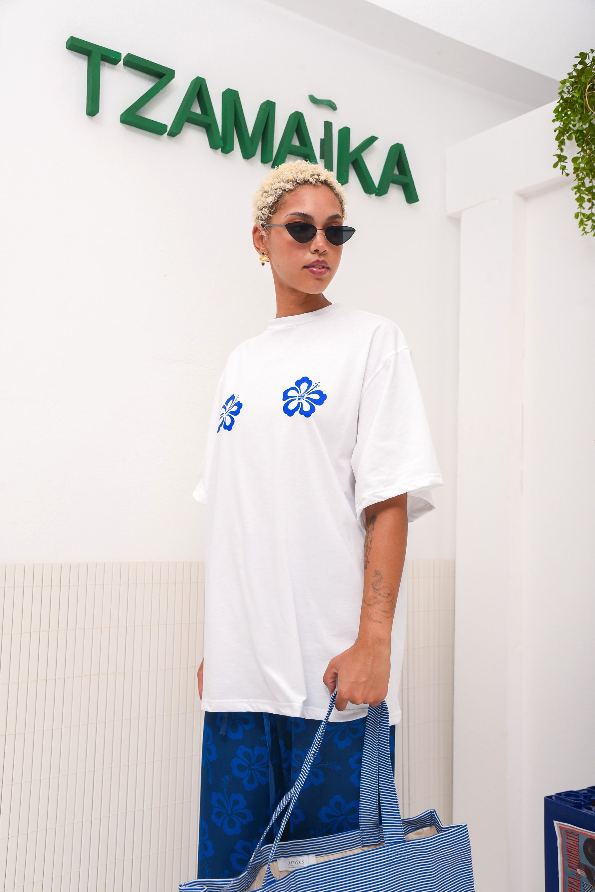 KINGSTON OVERSIZED T-SHIRT BLUE
