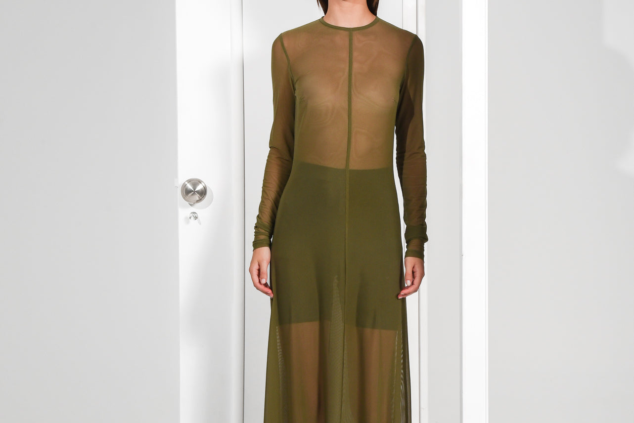 NEXT DRESS KHAKI - arpyes