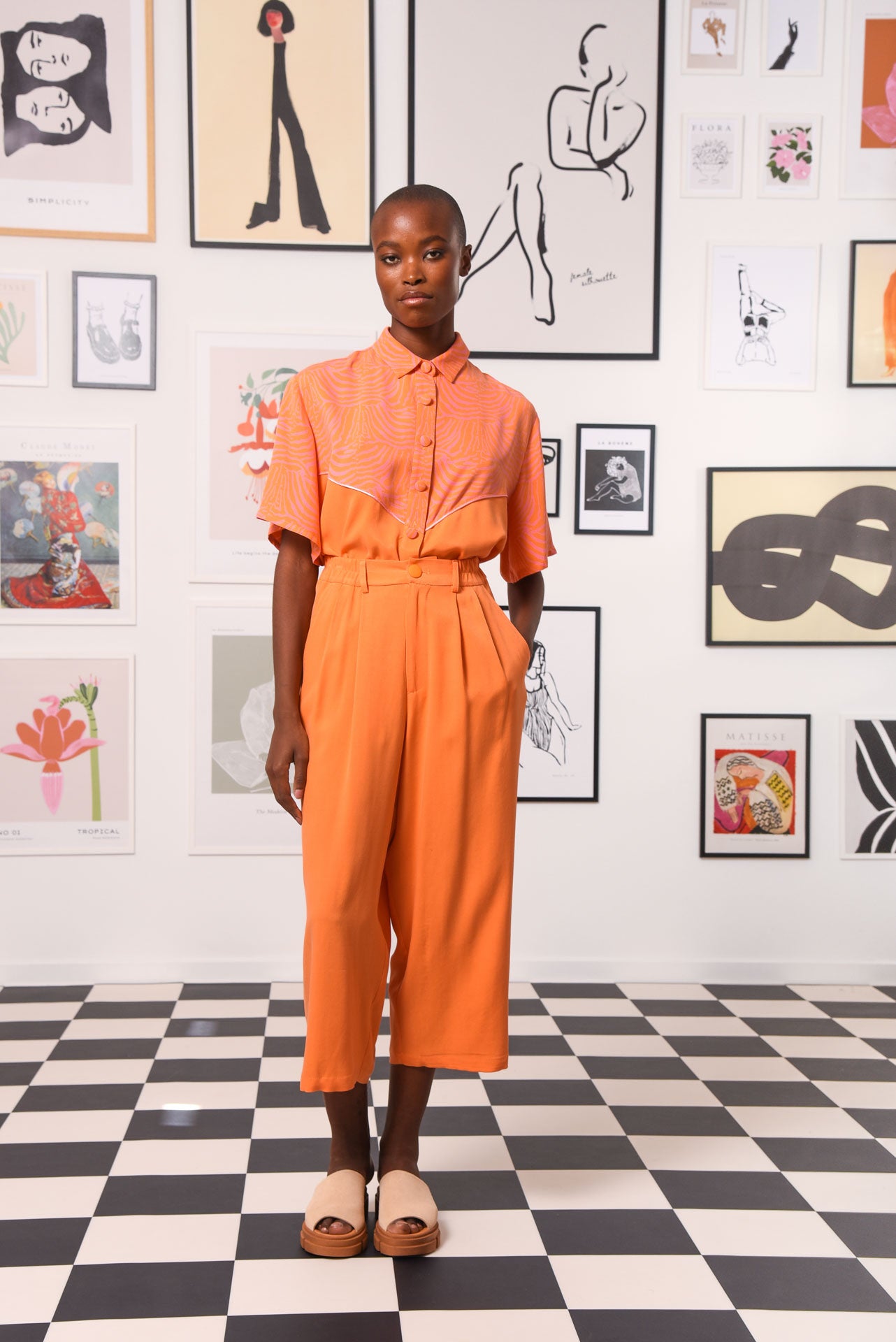 FLAMING JUNE SHIRT CORAL