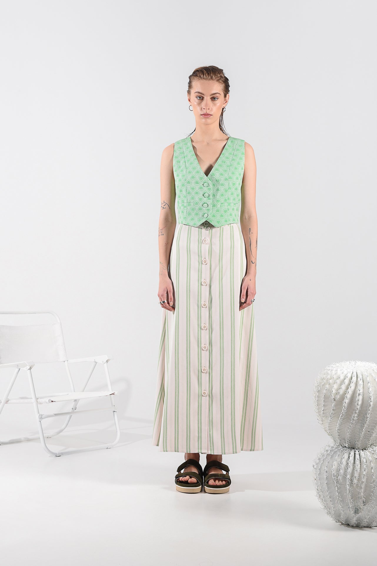 ROSS SKIRT GREEN