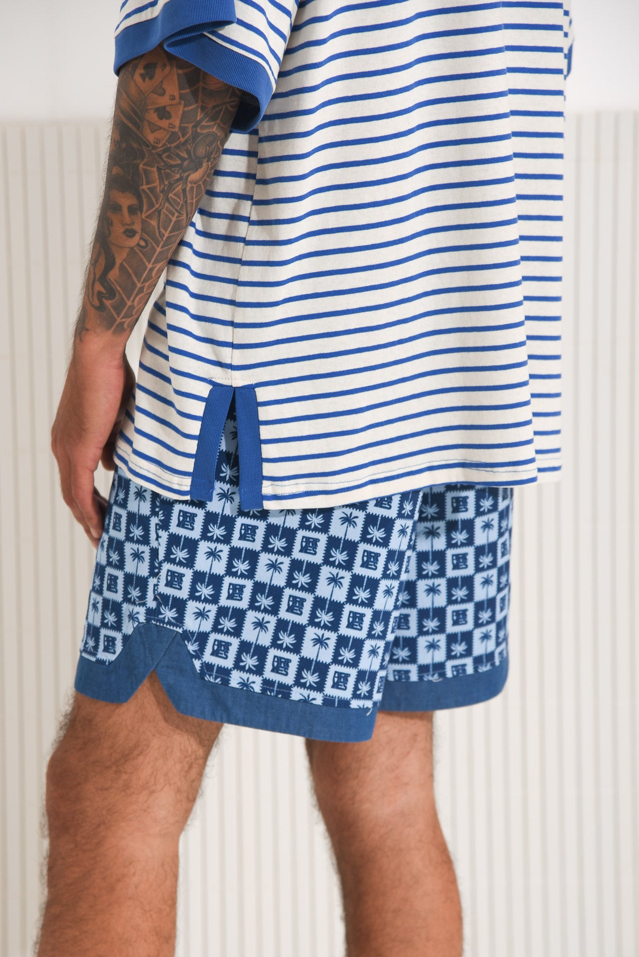 PALM RUM SHORTS BLUE