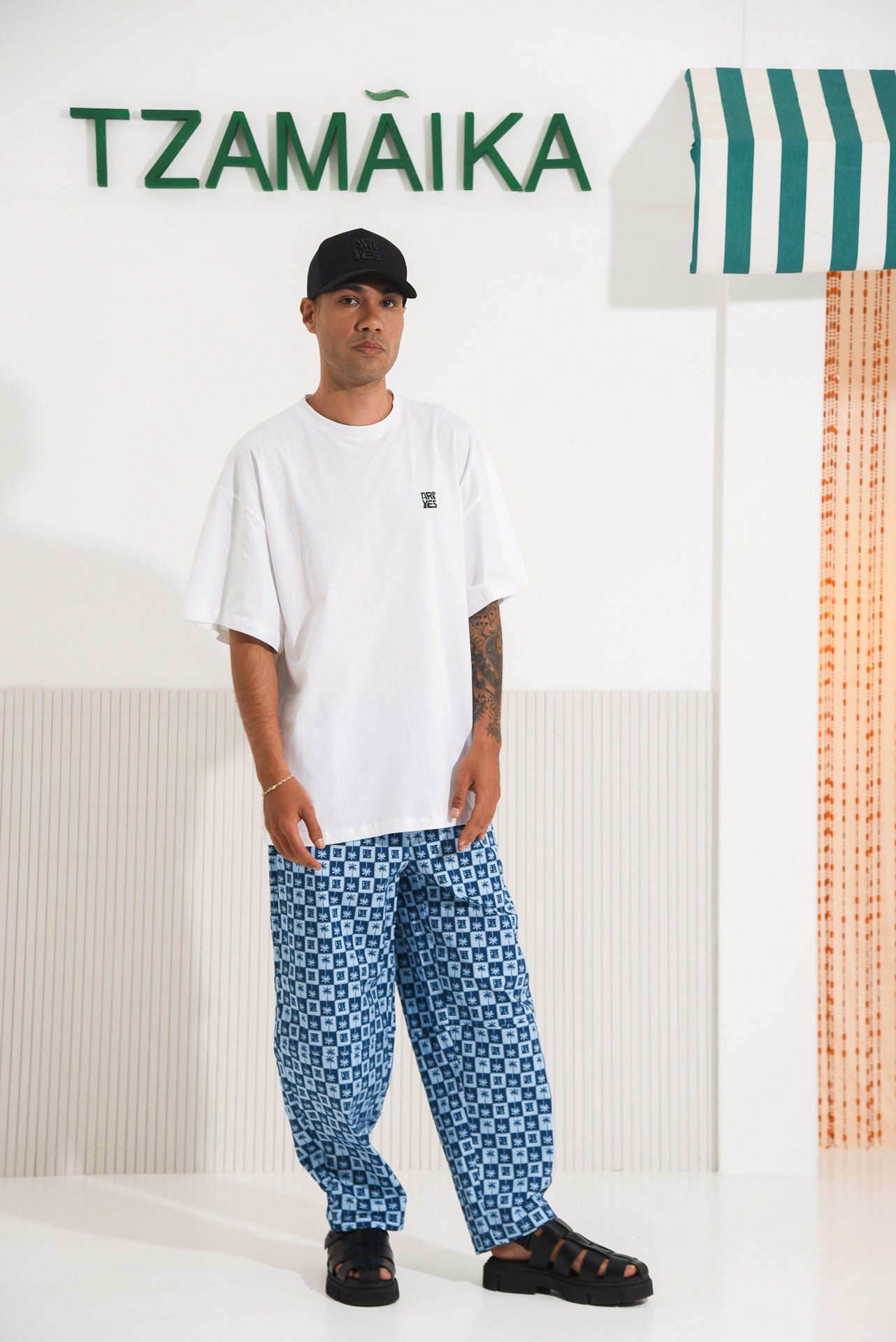 PALM RUM PANTS BLUE