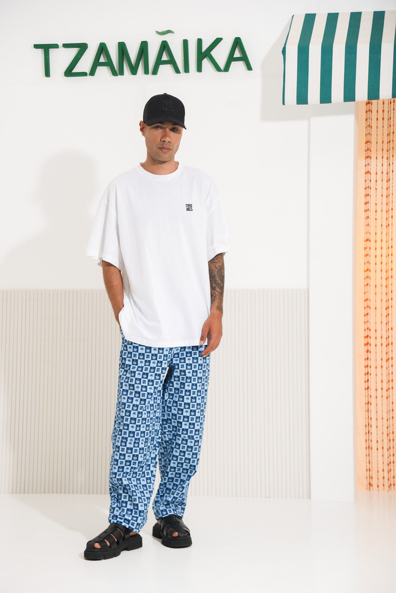 PALM RUM PANTS BLUE