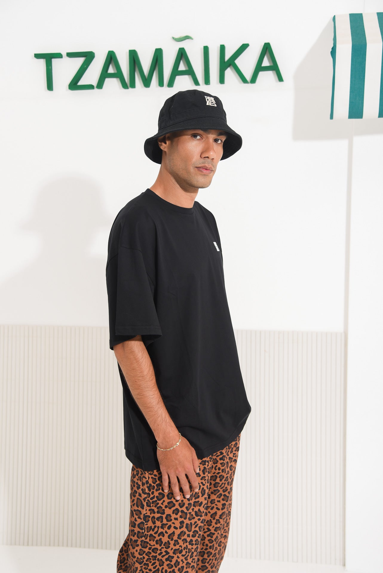 LIME T-SHIRT BLACK