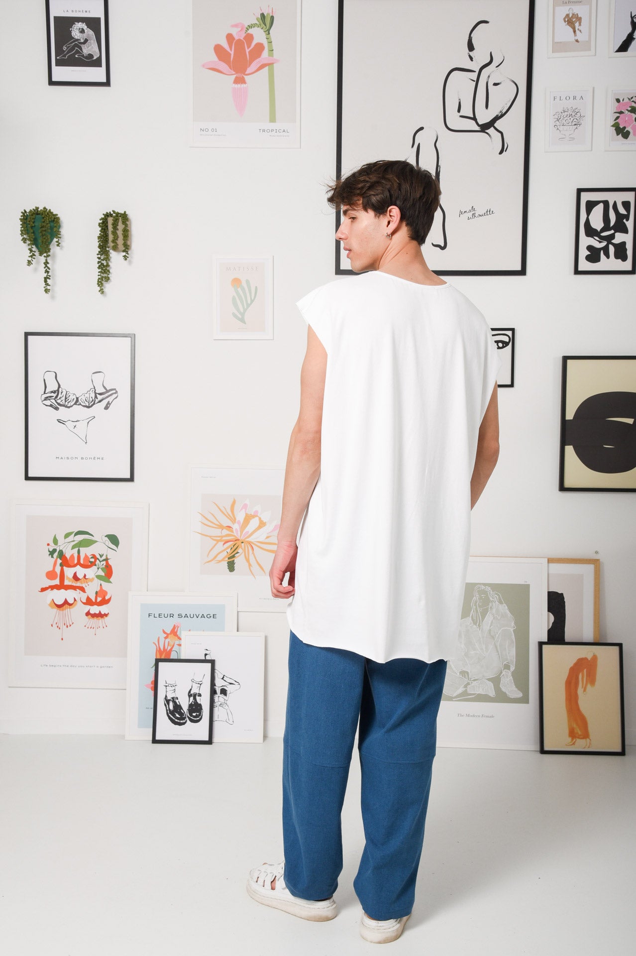GUERNICA T-SHIRT DRESS WHITE