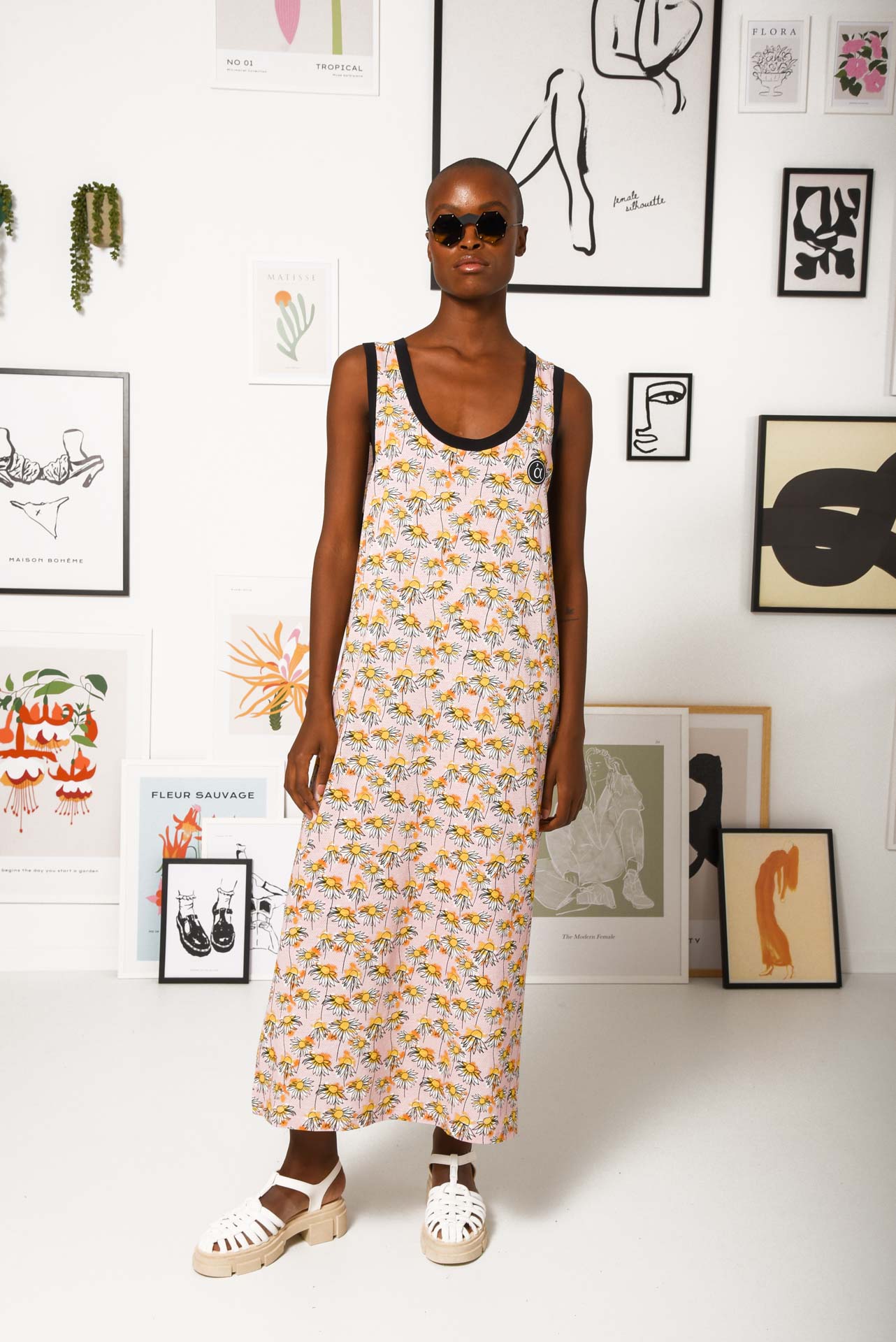 DAISY FIELD BASKET DRESS