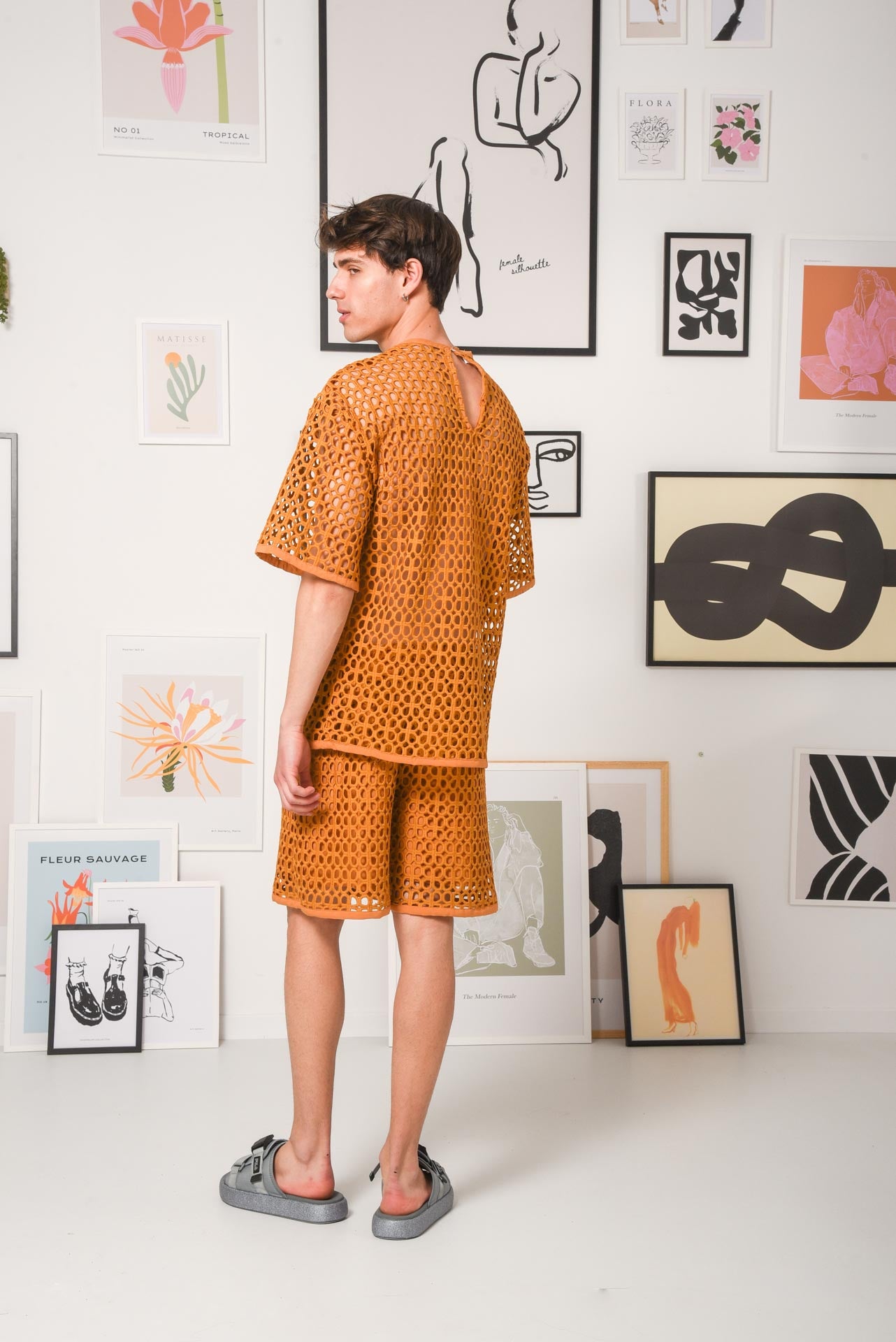 METAMORPHOSIS SHORTS BROWN