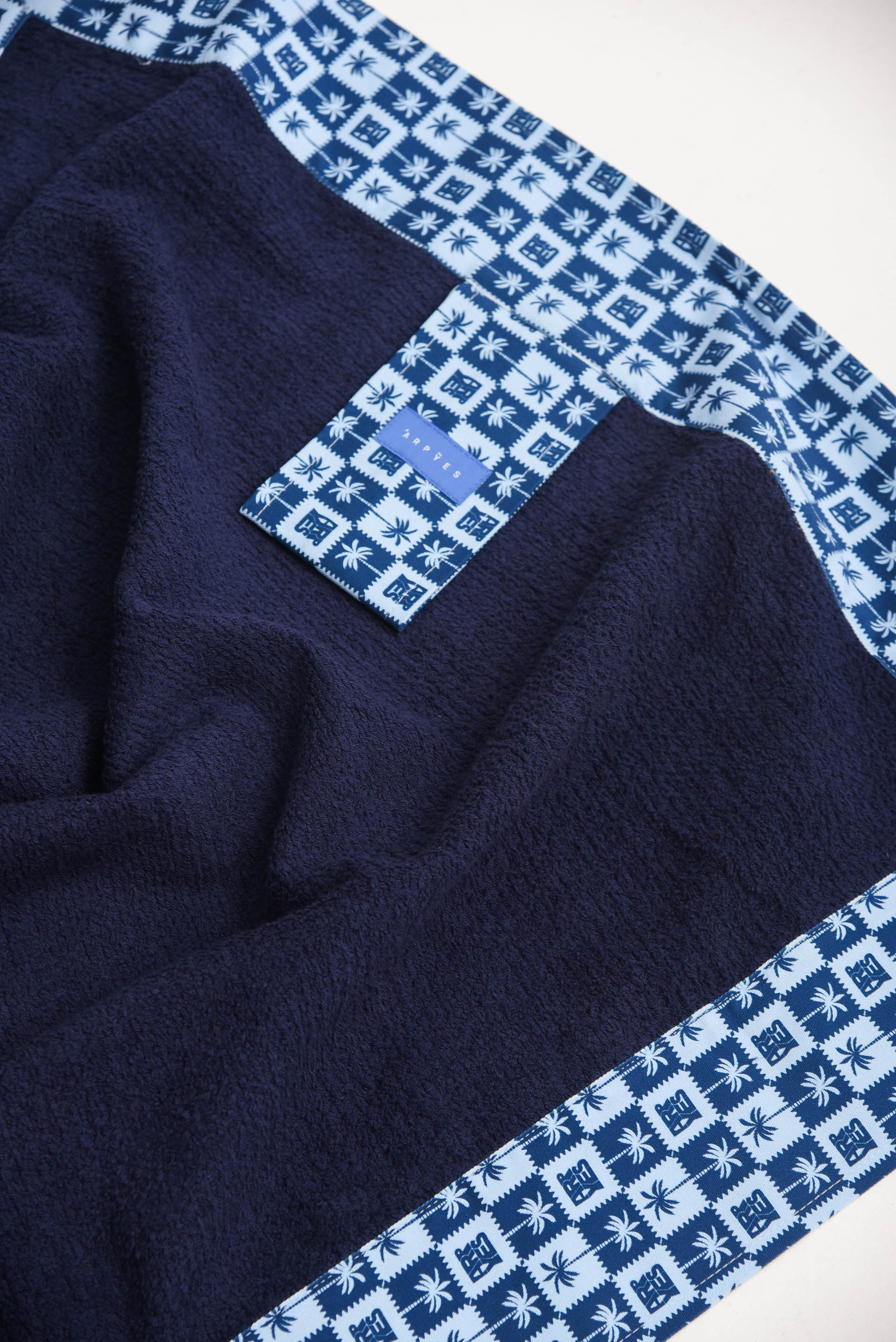 PALM RUM BEACH TOWEL BLUE