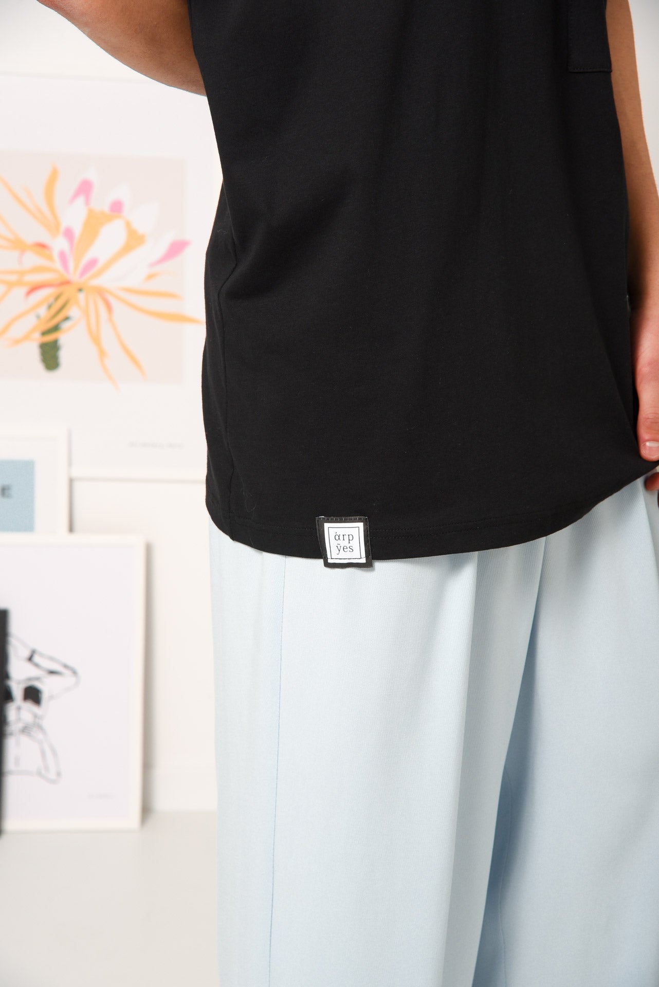 UNTITLED T-SHIRT-DRESS BLACK