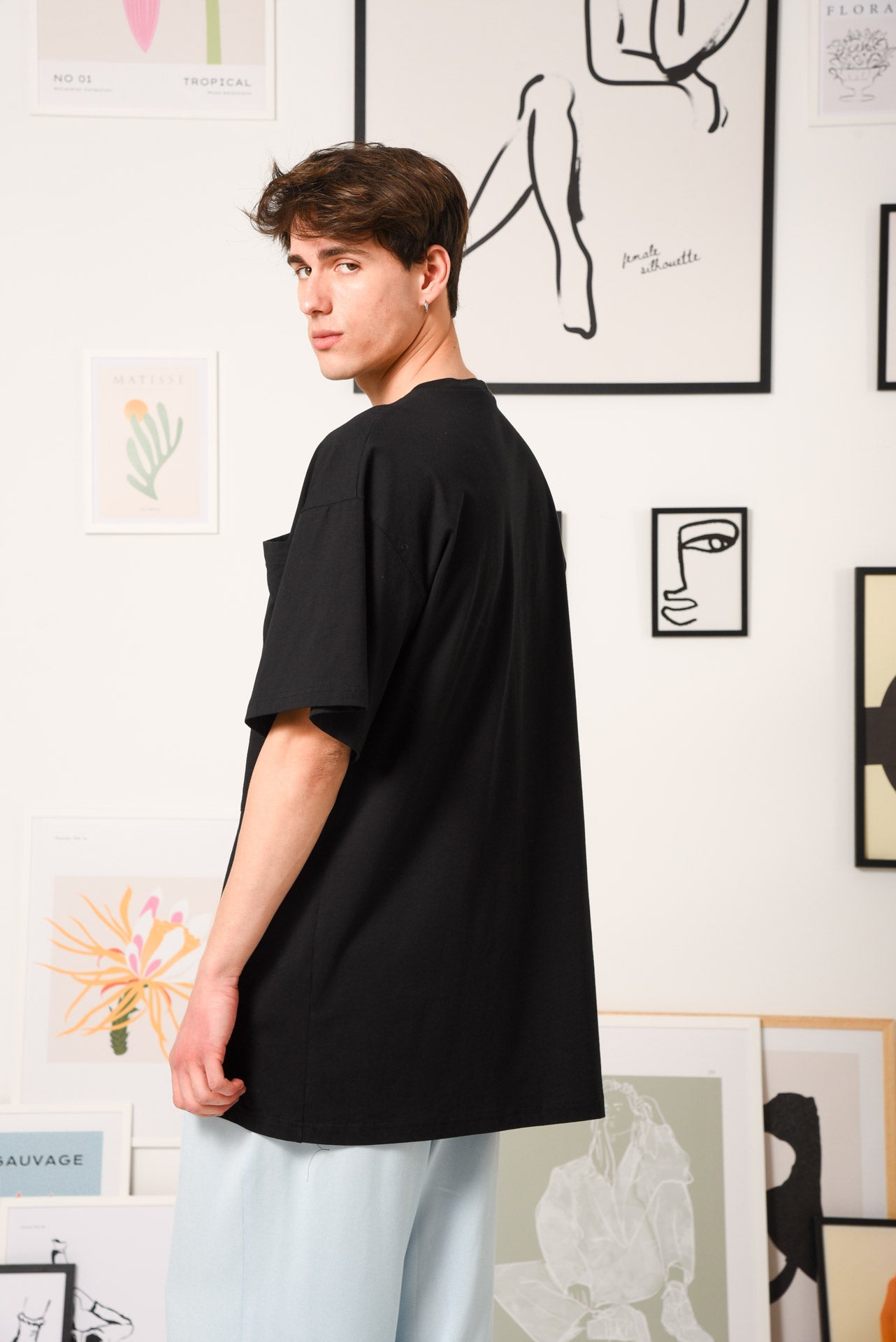 UNTITLED T-SHIRT-DRESS BLACK