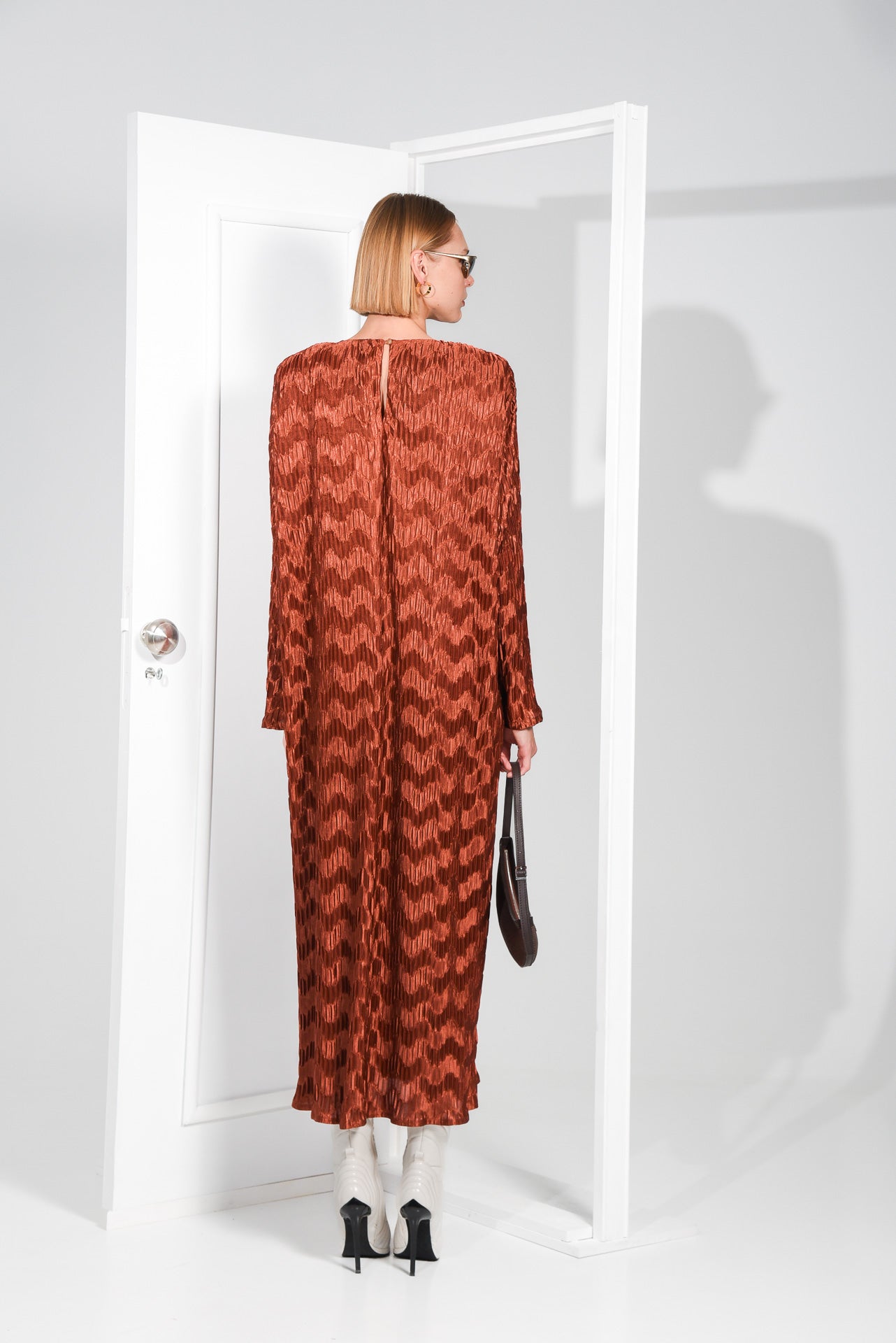 FUTURISTIC DRESS TERRACOTTA