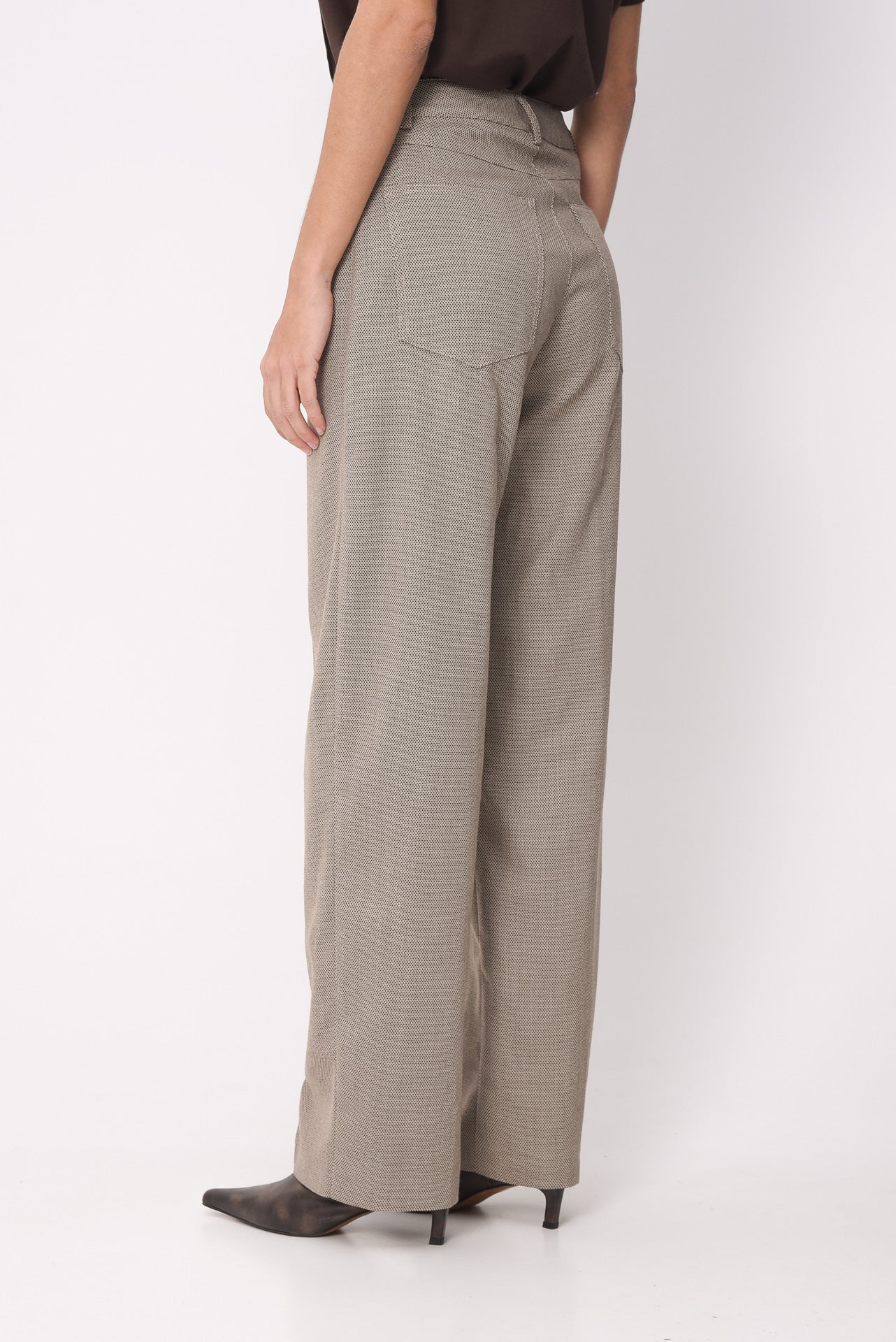 KNIGHT PANTS HIGH RISE BEIGE