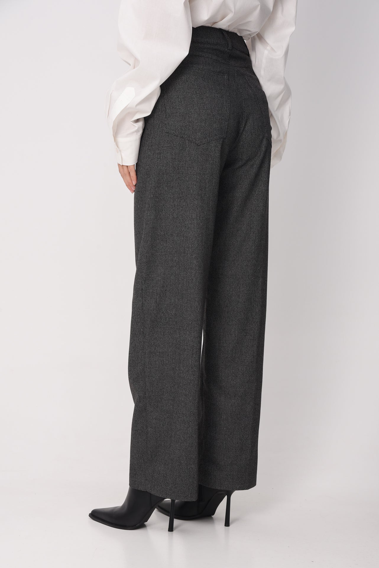 KNIGHT PANTS HIGH RISE GREY