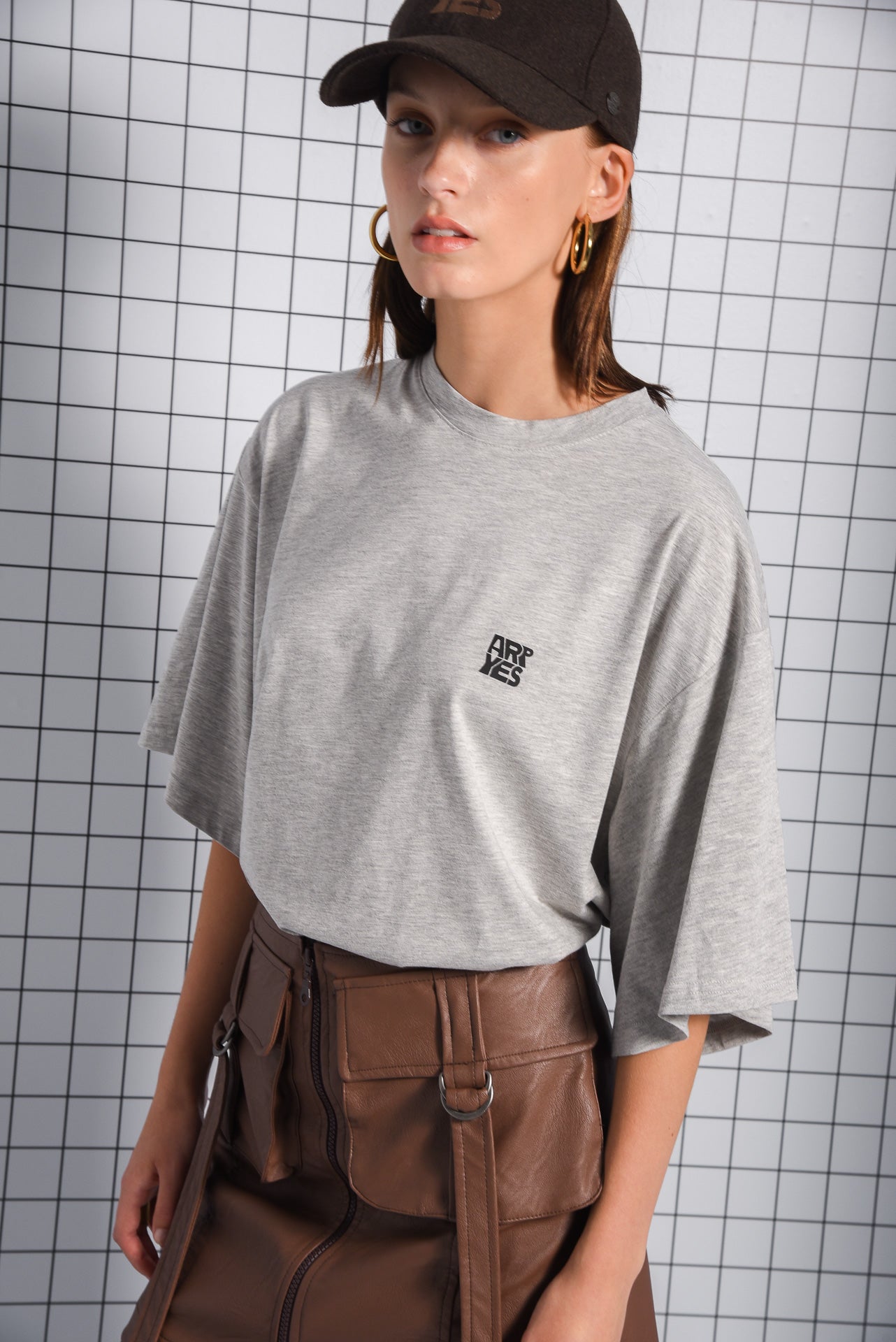 GROW OVERSIZED T-SHIRT GREY