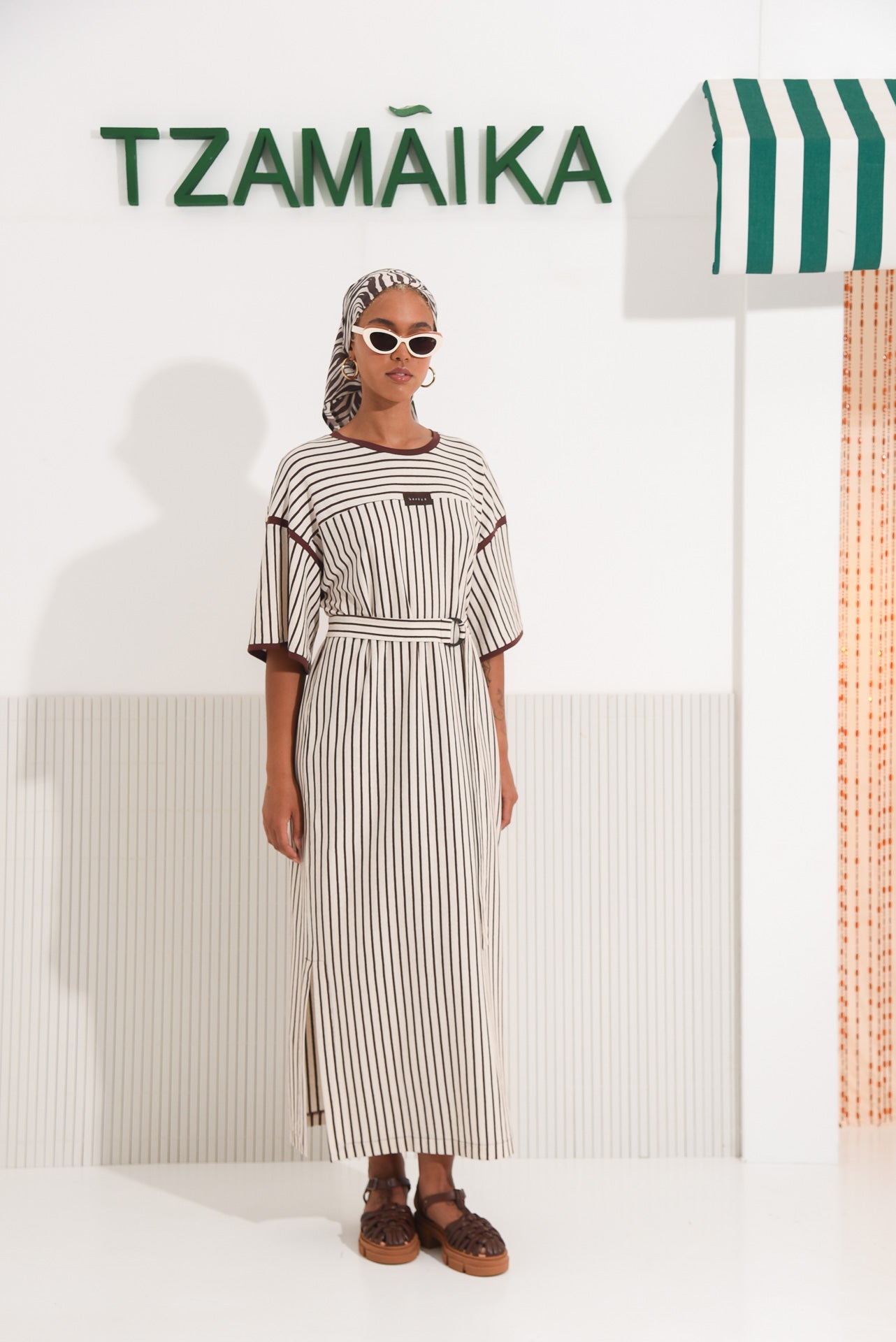 JAMAICA DRESS BROWN