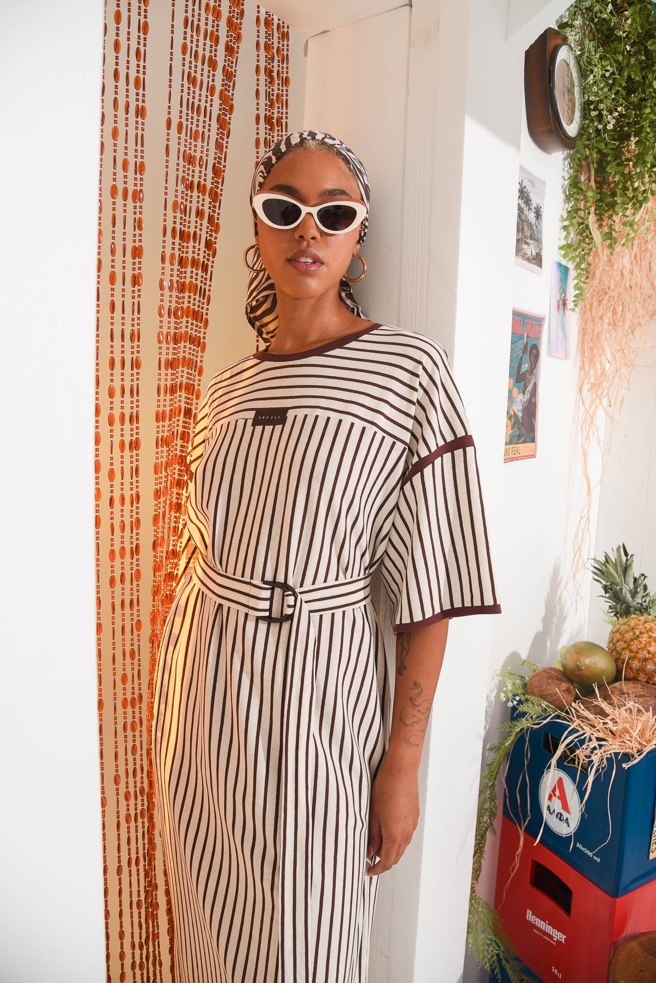 JAMAICA DRESS BROWN