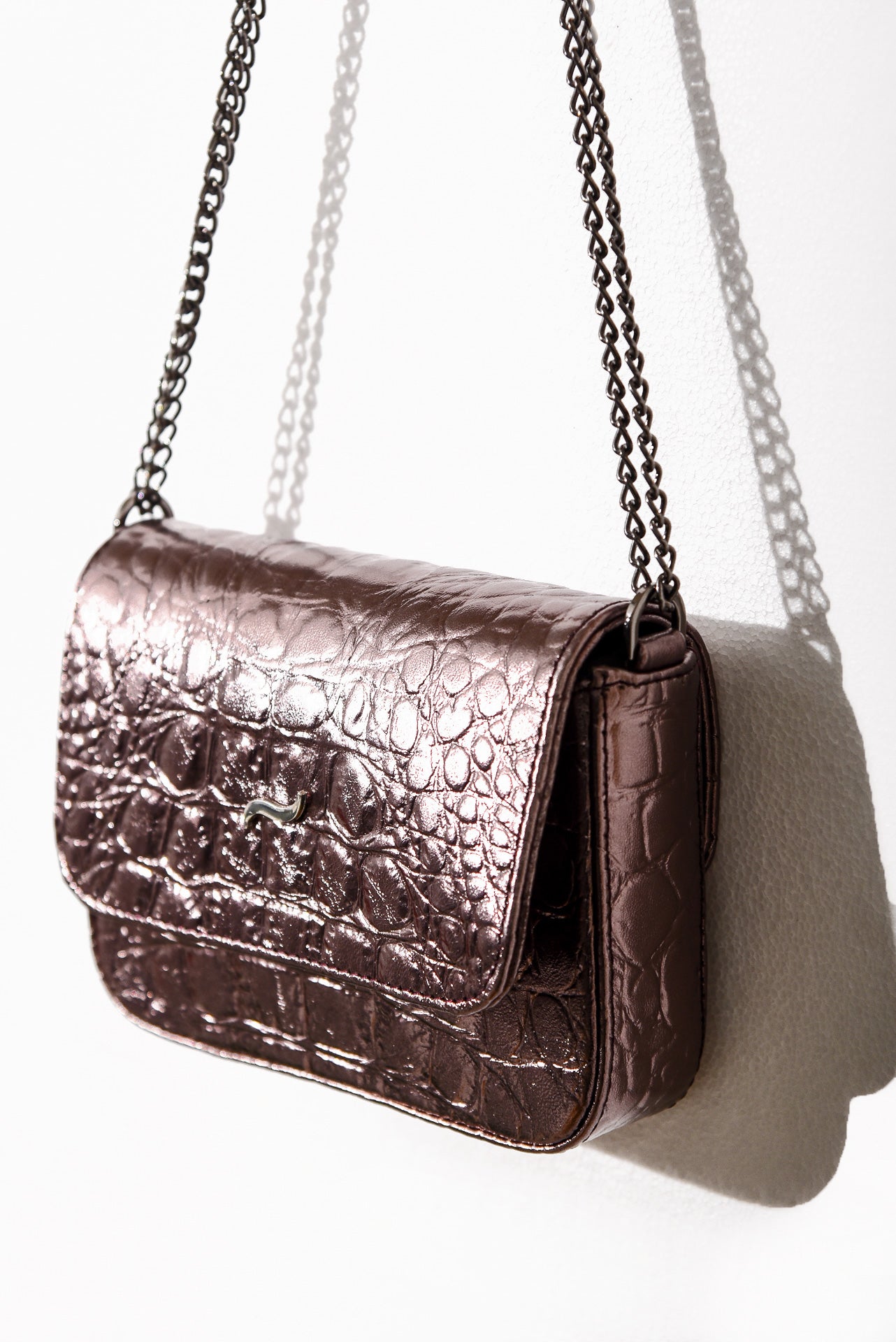 KUMINA LEATHER BAG BRONZE