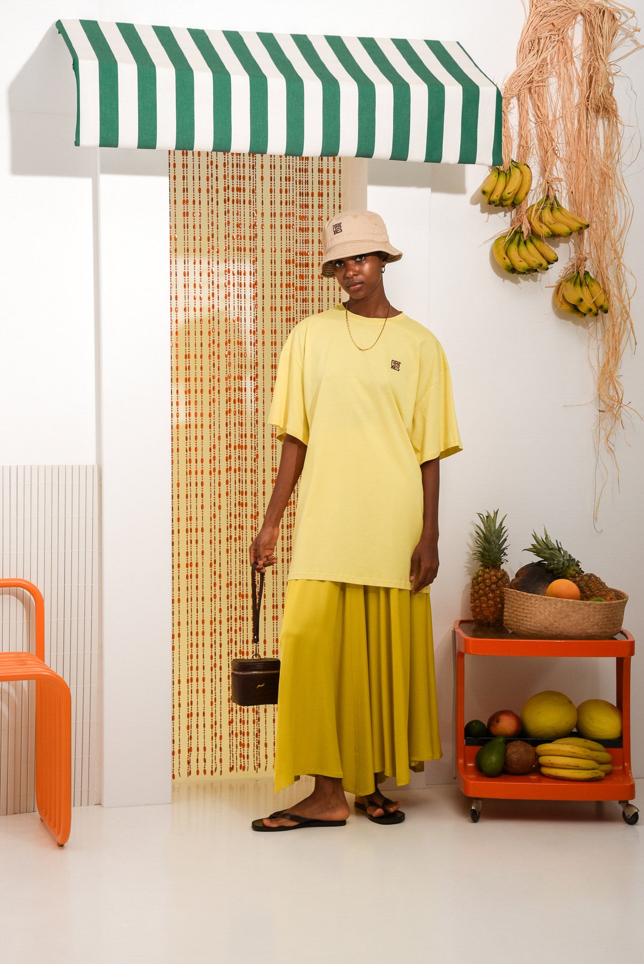 MELON SKIRT YELLOW