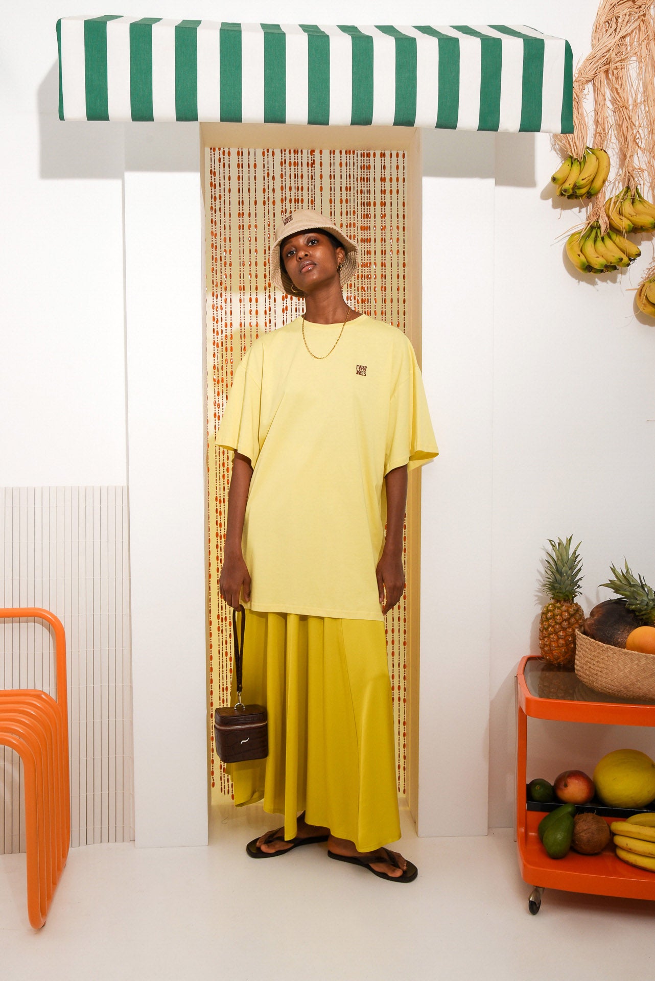 MELON SKIRT YELLOW