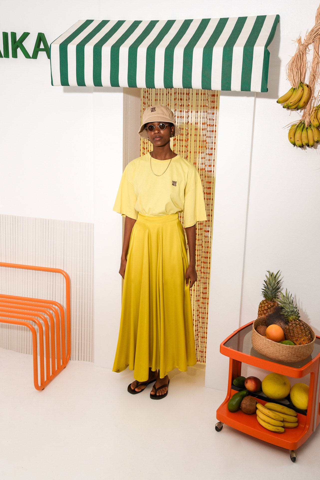 MELON SKIRT YELLOW