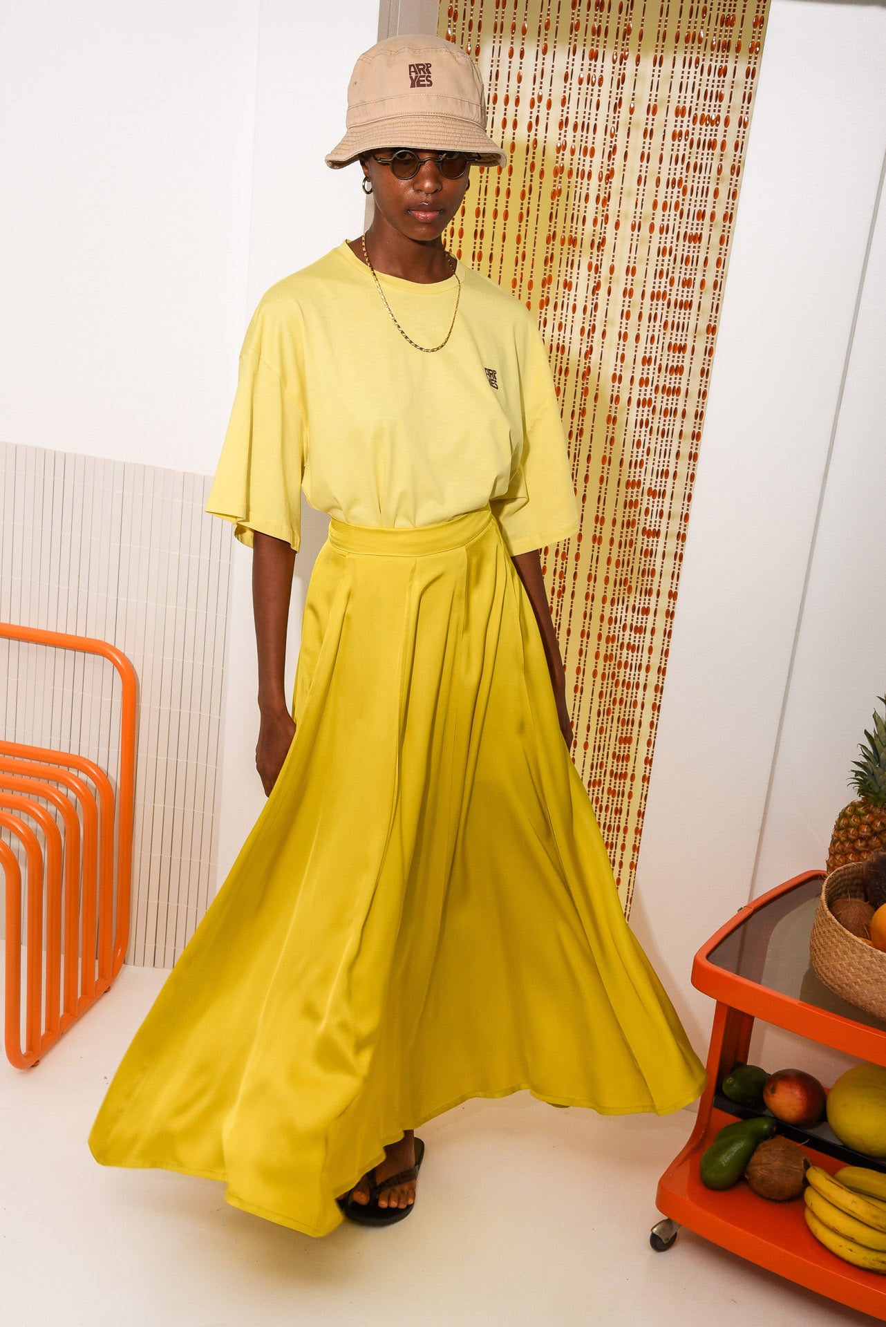 MELON SKIRT YELLOW