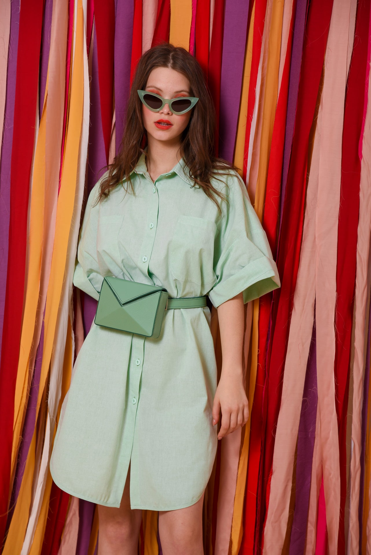 BEACH PARTY SHIRT LIGHT GREEN