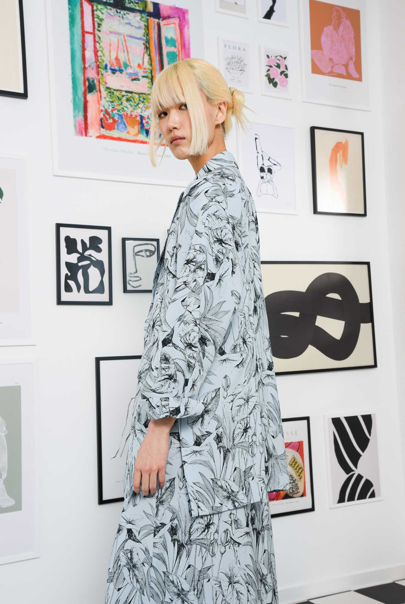 THE GREAT WAVE KIMONO BLAZER CIEL