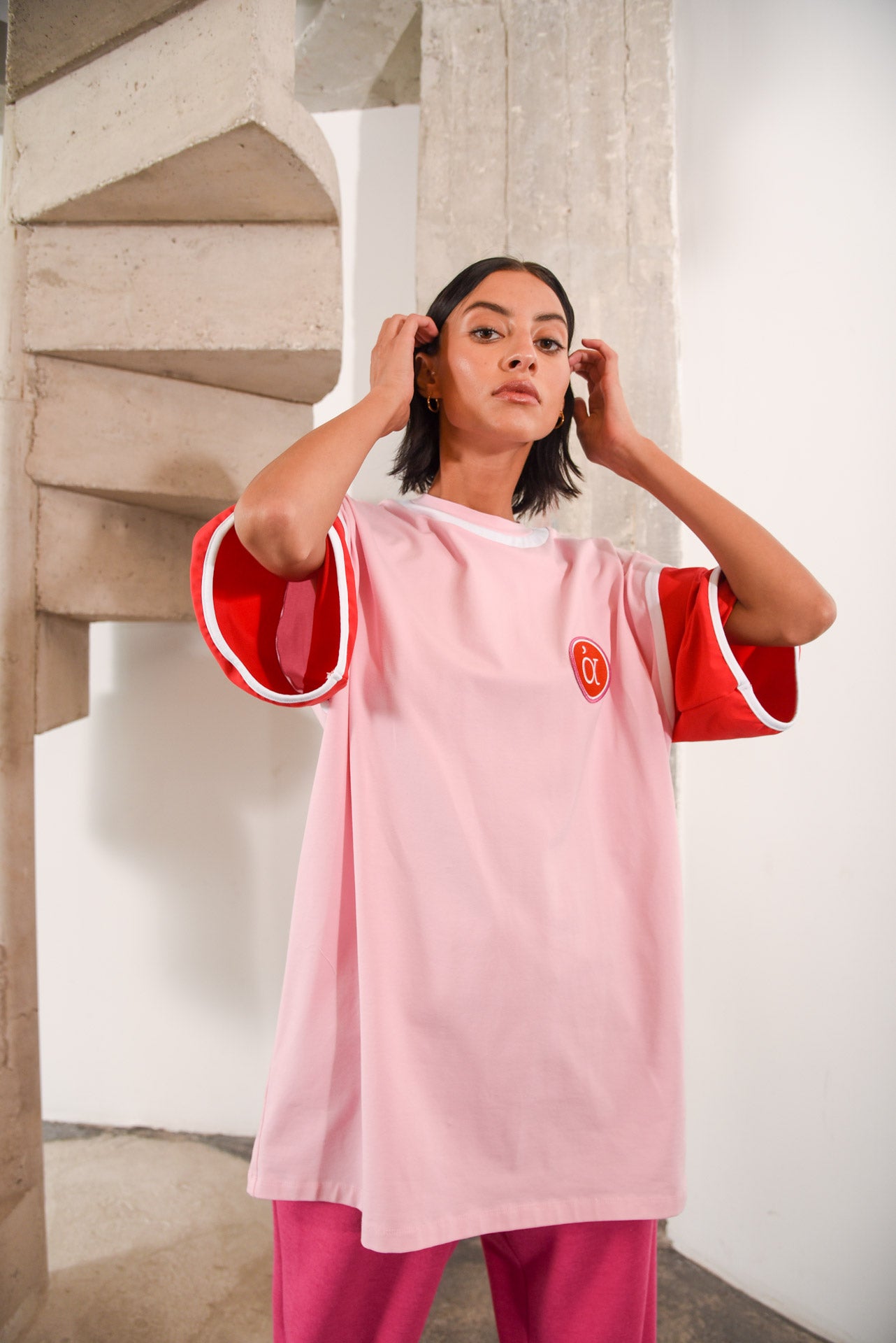 EIGHTBALL T-SHIRT PINK COMBO
