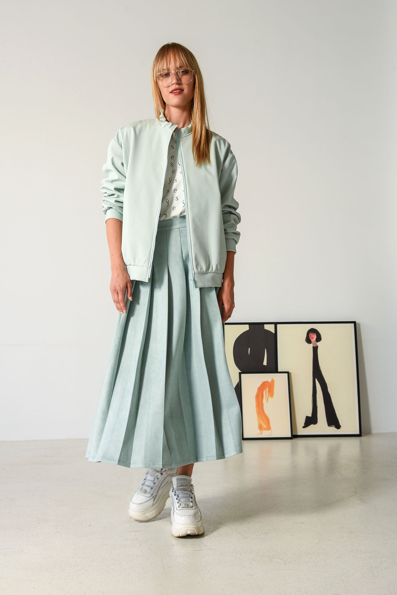 B FOR BELIEVE SKIRT MINT