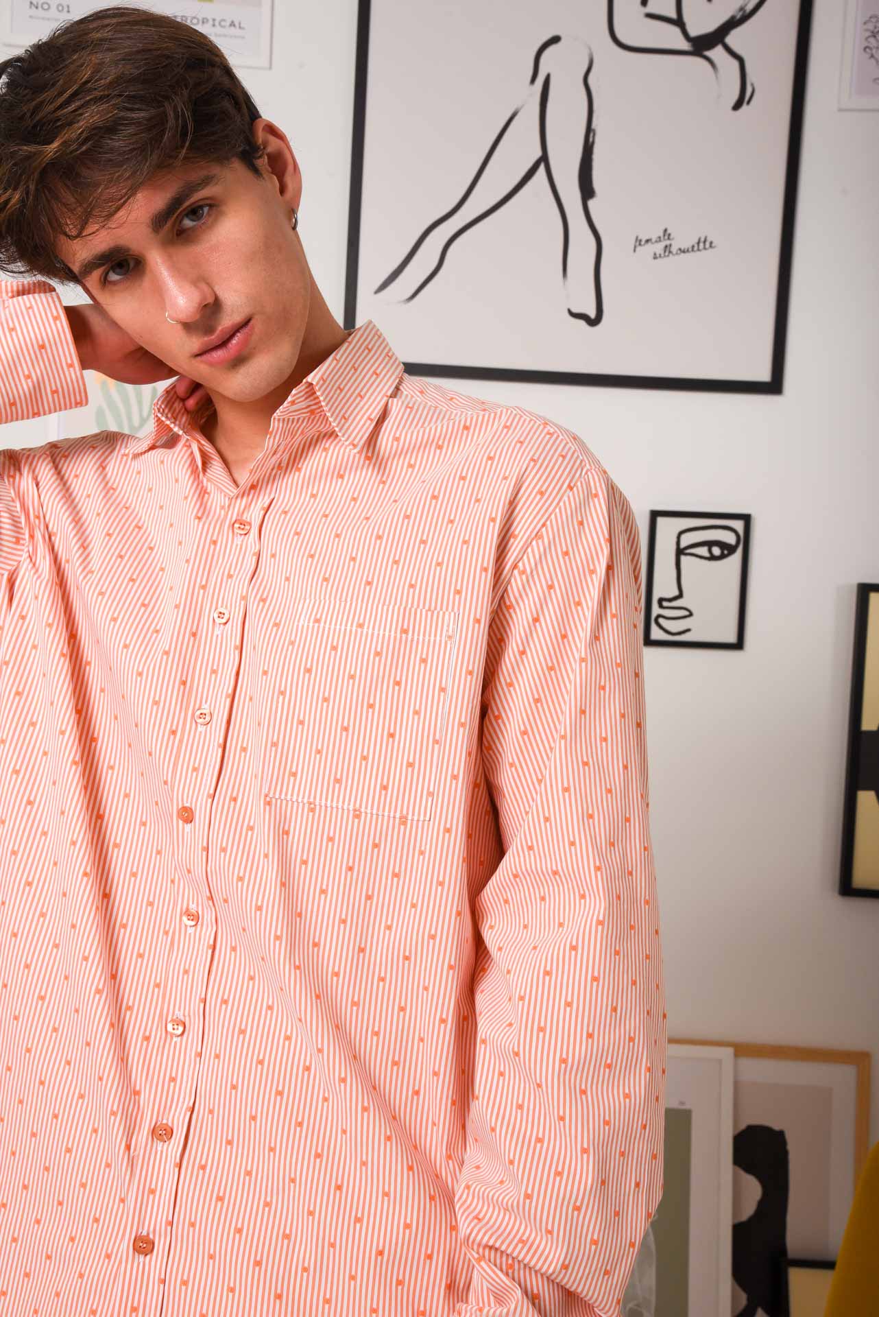 ABBEY ROAD SHIRT PEACH