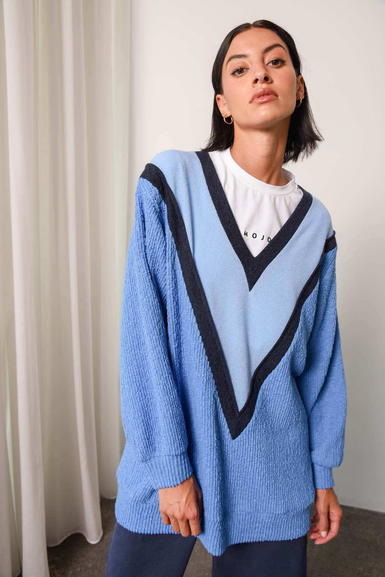 FAIRYTALE PULLOVER BLUE COMBO