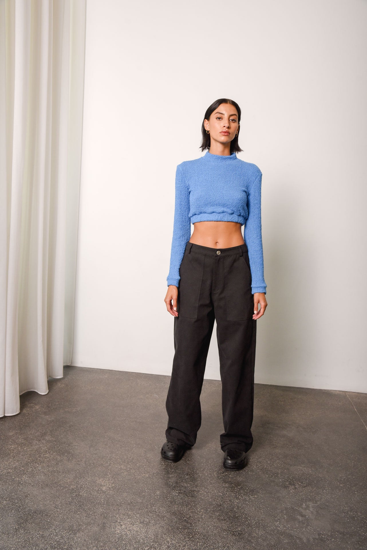 FAIRYTALE CROPPED TOP BLUE