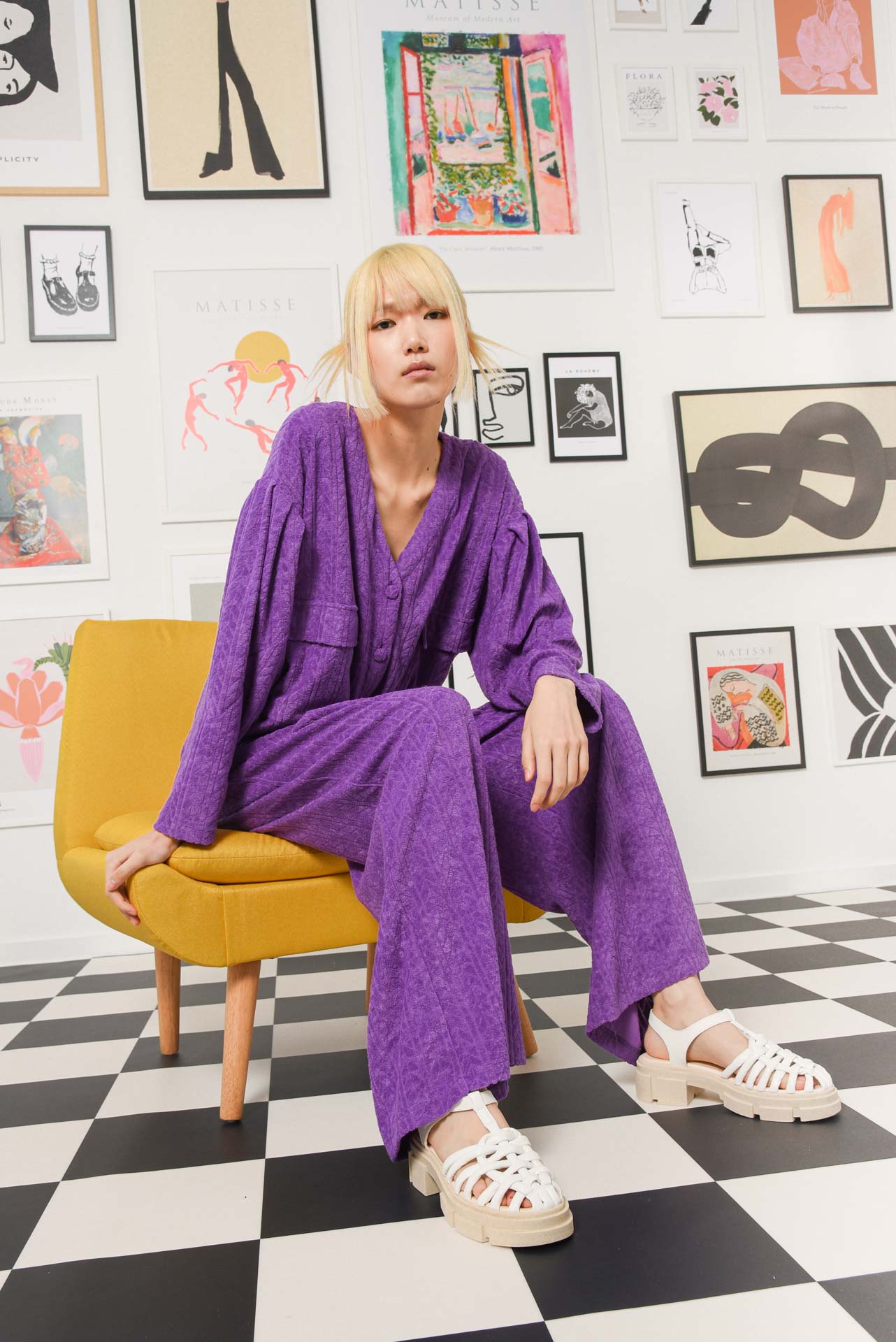 OBSESSION CARDIGAN PURPLE